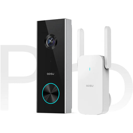 aosu Videoportero Inteligente 2K QHD con HomeBase Hub y 8GB microSD