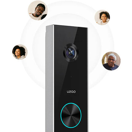 aosu Videoportero Inteligente 2K QHD con HomeBase Hub y 8GB microSD