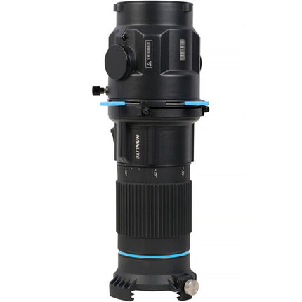 Nanlite Projection Attachment para montura Bowens con lente zoom 25-45° y portagobos incluido