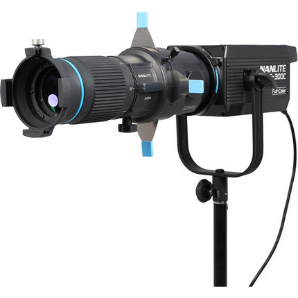 Nanlite Projection Attachment para montura Bowens con lente zoom 25-45° y portagobos incluido