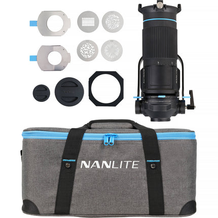 Nanlite Proyección FM Montura con Lente Zoom 18-36° y Gobo Holder