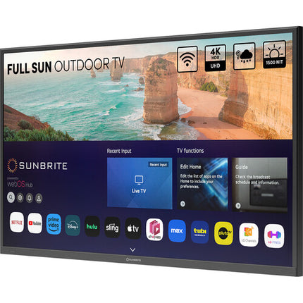 SunBriteTV Solis Series 55" TV LED exterior 4K UHD 1500 nits HDR10