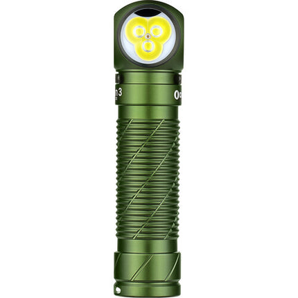 Olight Perun 3 Linterna LED Recargable 3000 Lúmenes Batería 5000mAh con Diadema