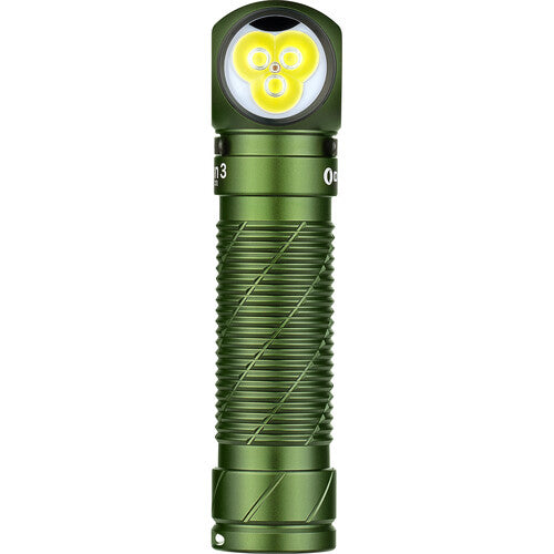 Olight Perun 3 Linterna LED Recargable 3000 Lúmenes Batería 5000mAh con Diadema