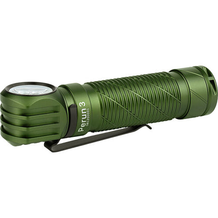 Olight Perun 3 Linterna LED Recargable 3000 Lúmenes Batería 5000mAh con Diadema