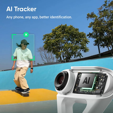 Insta360 Flow 2 AI Tracker Bundle Estabilizador De Cámara 3-Axis Seguimiento AI