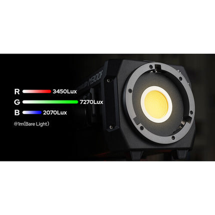 Godox KNOWLED M300R RGB LED Monolight Kit de Viaje 101000 Lux 1800-10000K
