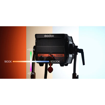 Godox KNOWLED M300R RGB LED Monolight Kit de Viaje 101000 Lux 1800-10000K