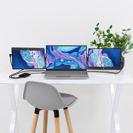 Luxor SideTrak USB-C Hub con salida DP Alt Mode 1080p portátil compacta