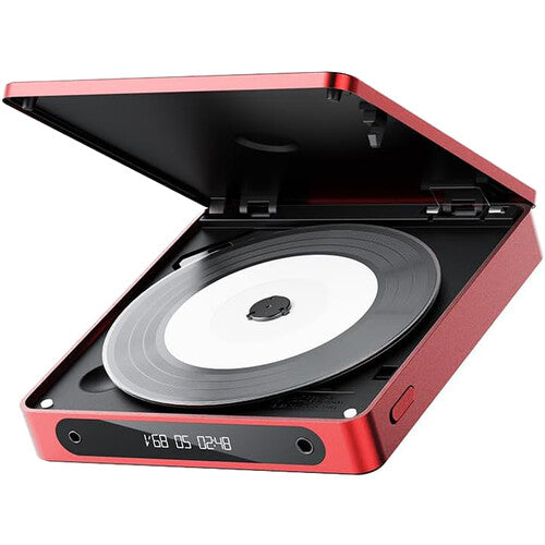 FiiO DM13 Reproductor de CD Portátil Bluetooth 10 Horas Pantalla LCD Roja