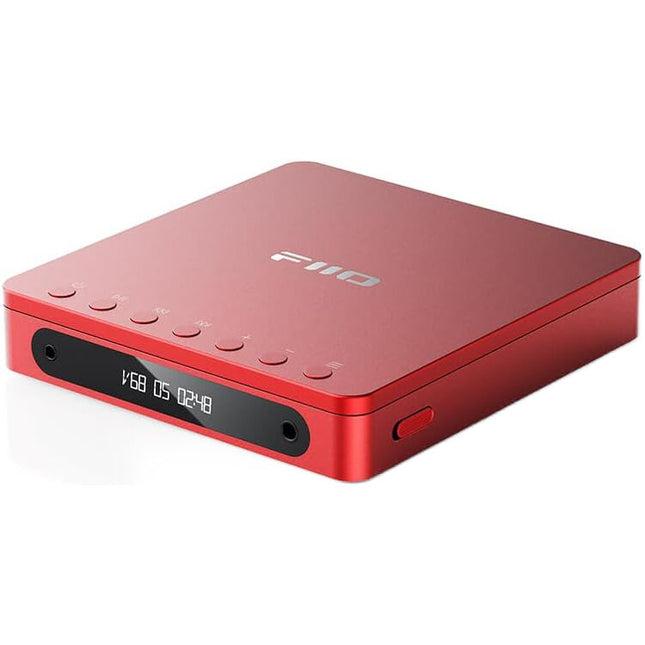 FiiO DM13 Reproductor de CD Portátil Bluetooth 10 Horas Pantalla LCD Roja