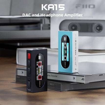 FiiO KA15 Amplificador DAC portátil con pantalla IPS y DAC dual
