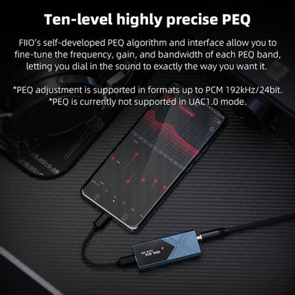 FiiO KA17 Amplificador y DAC portátil Bluetooth con 32-Bit 768kHz y DSD512