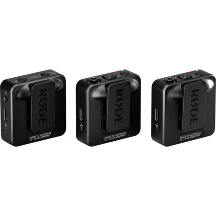 RODE Wireless GO Gen 3 Sistema de Micrófono Inalámbrico Dual 7h Batería Clay