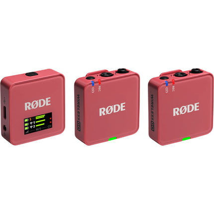 RODE Wireless GO Gen 3 Sistema de Micrófono Inalámbrico Dual 7h Batería Rosa
