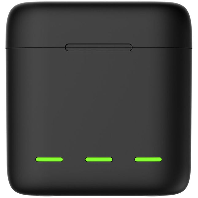 TELESIN Caja de Carga y Almacenamiento para 3 Baterías GoPro HERO13 2.8 Horas USB-C