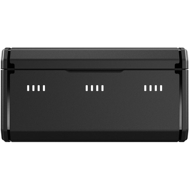 TELESIN Cargador portátil 3 ranuras para baterías GoPro HERO13 carga 2.8h diseño delgado