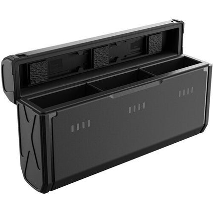 TELESIN Cargador portátil 3 ranuras para baterías GoPro HERO13 carga 2.8h diseño delgado