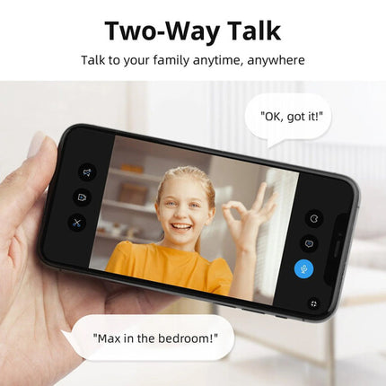 aosu IndoorCam P1 Cámara de Seguridad Interior 2K Visión Nocturna 10 m Pan y Tilt Wi-Fi