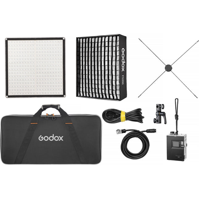 Godox FL200R Luz LED RGB Flexible 2x2' 7050 Lux CRI 95 con Controlador y Softbox