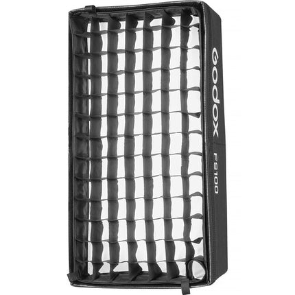 Godox FL100R Luz LED Flexible RGB 1x2 Pulg 4090 Lux 5600K con Softbox y Controlador