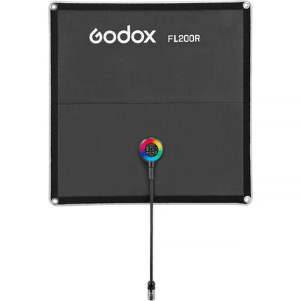Godox FL200R Luz LED RGB Flexible 2x2' 7050 Lux CRI 95 con Controlador y Softbox