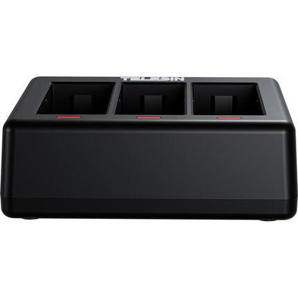 TELESIN Base de Carga 3 Puestos con 2 Baterías 1900mAh para GoPro HERO13