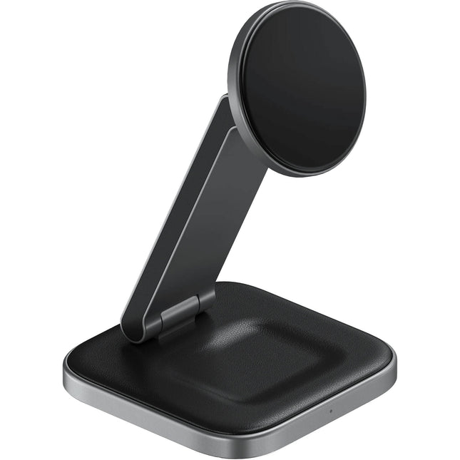 Satechi 2-in-1 Soporte Plegable de Carga Inalámbrica Qi2 15W USB-C
