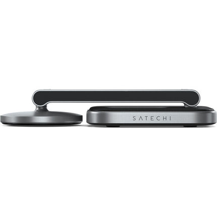 Satechi 2-in-1 Soporte Plegable de Carga Inalámbrica Qi2 15W USB-C