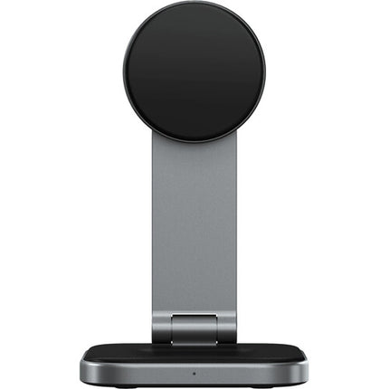 Satechi 2-in-1 Soporte Plegable de Carga Inalámbrica Qi2 15W USB-C