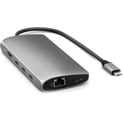 Satechi USB-C Multi-Puerto Adaptador 8K con Ethernet 100W PD 10Gbps
