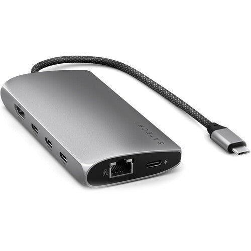 Satechi USB-C Multi-Puerto Adaptador 8K con Ethernet 100W PD 10Gbps