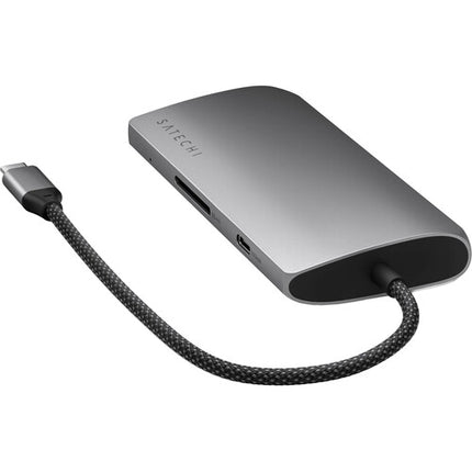 Satechi USB-C Multi-Puerto Adaptador 8K con Ethernet 100W PD 10Gbps