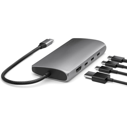 Satechi USB-C Multi-Puerto Adaptador 8K con Ethernet 100W PD 10Gbps