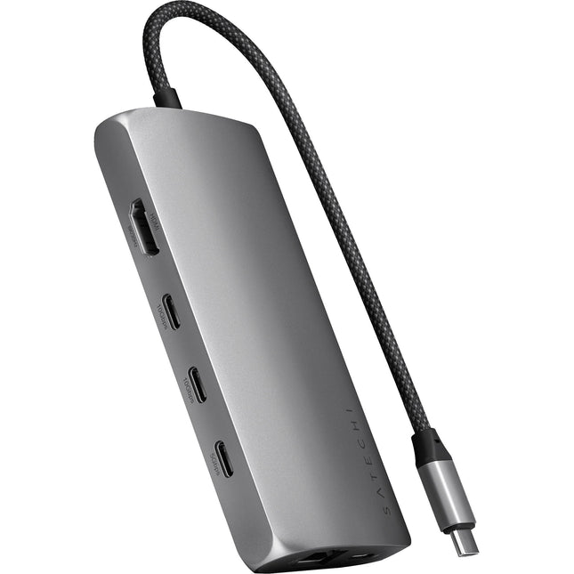 Satechi USB-C Multi-Puerto Adaptador 8K con Ethernet 100W PD 10Gbps