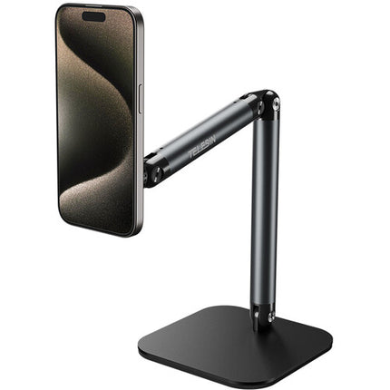 TELESIN Soporte de Escritorio para Teléfono Articulado con MagSafe y Base de Mesa Zinc