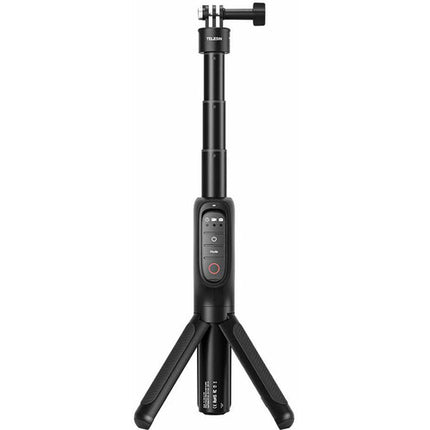 TELESIN Shorty Tripode y Palo Selfie Bluetooth 32 Pies Control 17.7 Pulgadas Extensible