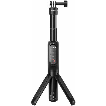 TELESIN Shorty Tripode y Palo Selfie Bluetooth 32 Pies Control 17.7 Pulgadas Extensible