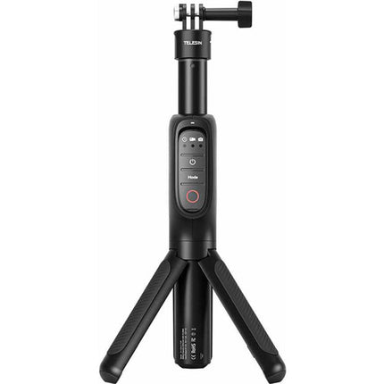 TELESIN Shorty Tripode y Palo Selfie Bluetooth 32 Pies Control 17.7 Pulgadas Extensible