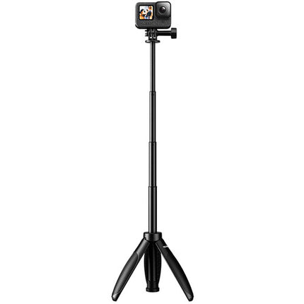 TELESIN Selfie Stick 2.0 con Mini Trípode para Cámaras Acción Ajustable de 15.7"