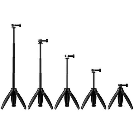 TELESIN Selfie Stick 2.0 con Mini Trípode para Cámaras Acción Ajustable de 15.7"