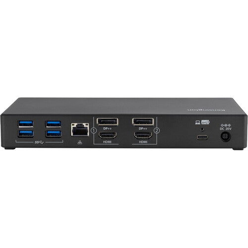 Kensington SD4781P EQ Estación de Acoplamiento Doble 4K USB-C USB-A 100W Power Delivery 170W Fuente de Alimentación