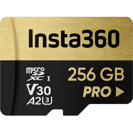 Insta360 Tarjeta microSDXC 256GB UHS-I Velocidad 90MB/s Clase 10 A2