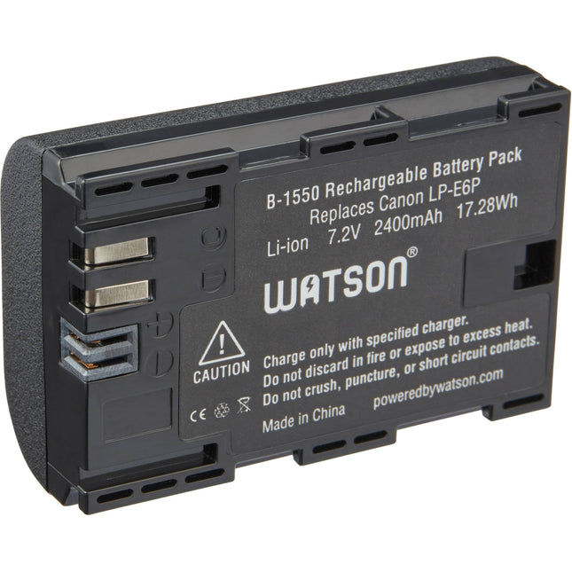 Watson LP-E6P Batería Li-Ion 2400mAh Reemplazo Canon con Garantía