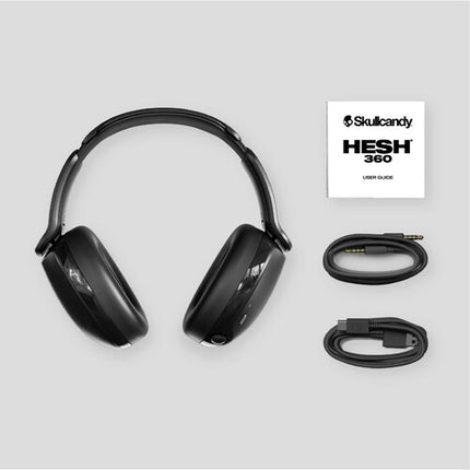 Skullcandy Hesh 360 Auriculares Inalámbricos Over-Ear Cancelación Ruido 100 Horas Batería Negro