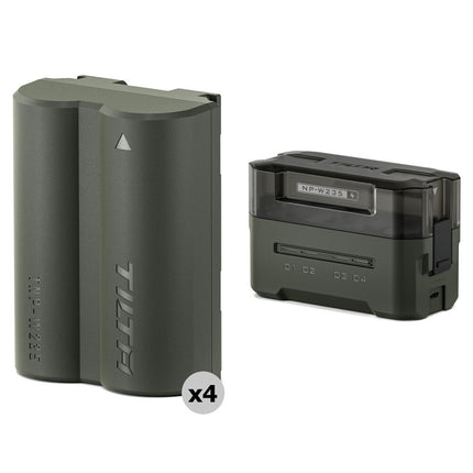 Tilta NP-W235 Kit de Baterías 2400mAh con Estación de Carga USB-C