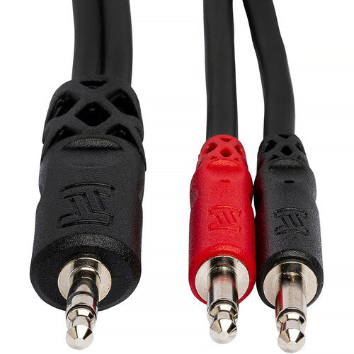 Hosa Technology YMM-152 Cable Y Audio Estéreo 12 pulgadas Conectores Níquel