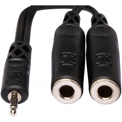 Hosa Technology Cable Y Estéreo 3.5mm Macho a 2 1/4" Hembra 15 cm