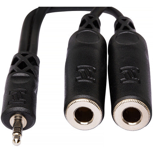 Hosa Technology Cable Y Estéreo 3.5mm Macho a 2 1/4" Hembra 15 cm