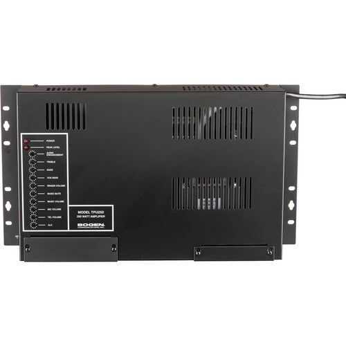 Bogen TPU250 Amplificador de Megafonía Telefónica 250W RCA